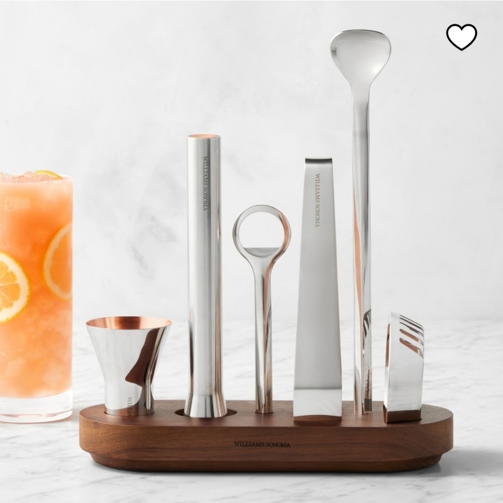 NEW Exclusive Williams Sonoma Signature Bar Tool Set, Retail $174.95 USD